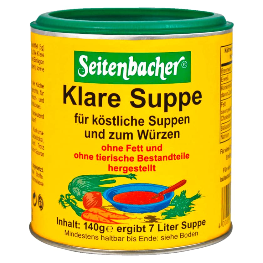 Seitenbacher Klare Suppe Vegetarisch 140g